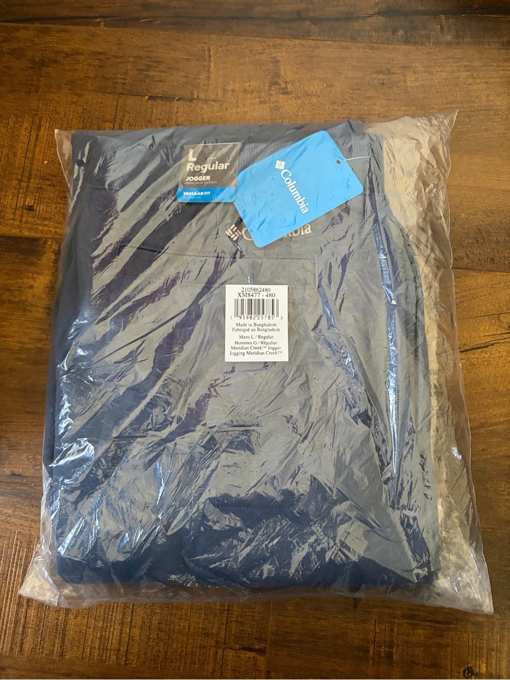 NWT Columbia  Men's Meridian Creek Joggers - L -Blue